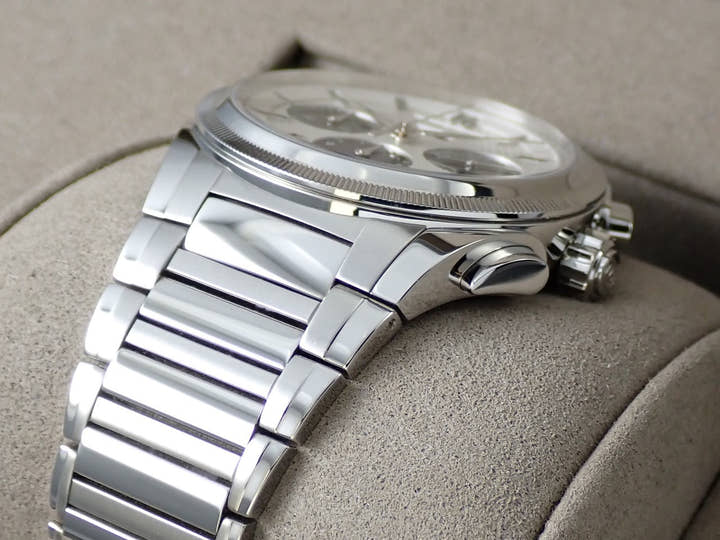 パルミジャーニフルリエ トンダ GT クロノグラフ Ref.PFC906-0000140-B00182 シルバー×ブラック文字盤 美中古 R3XZ2517