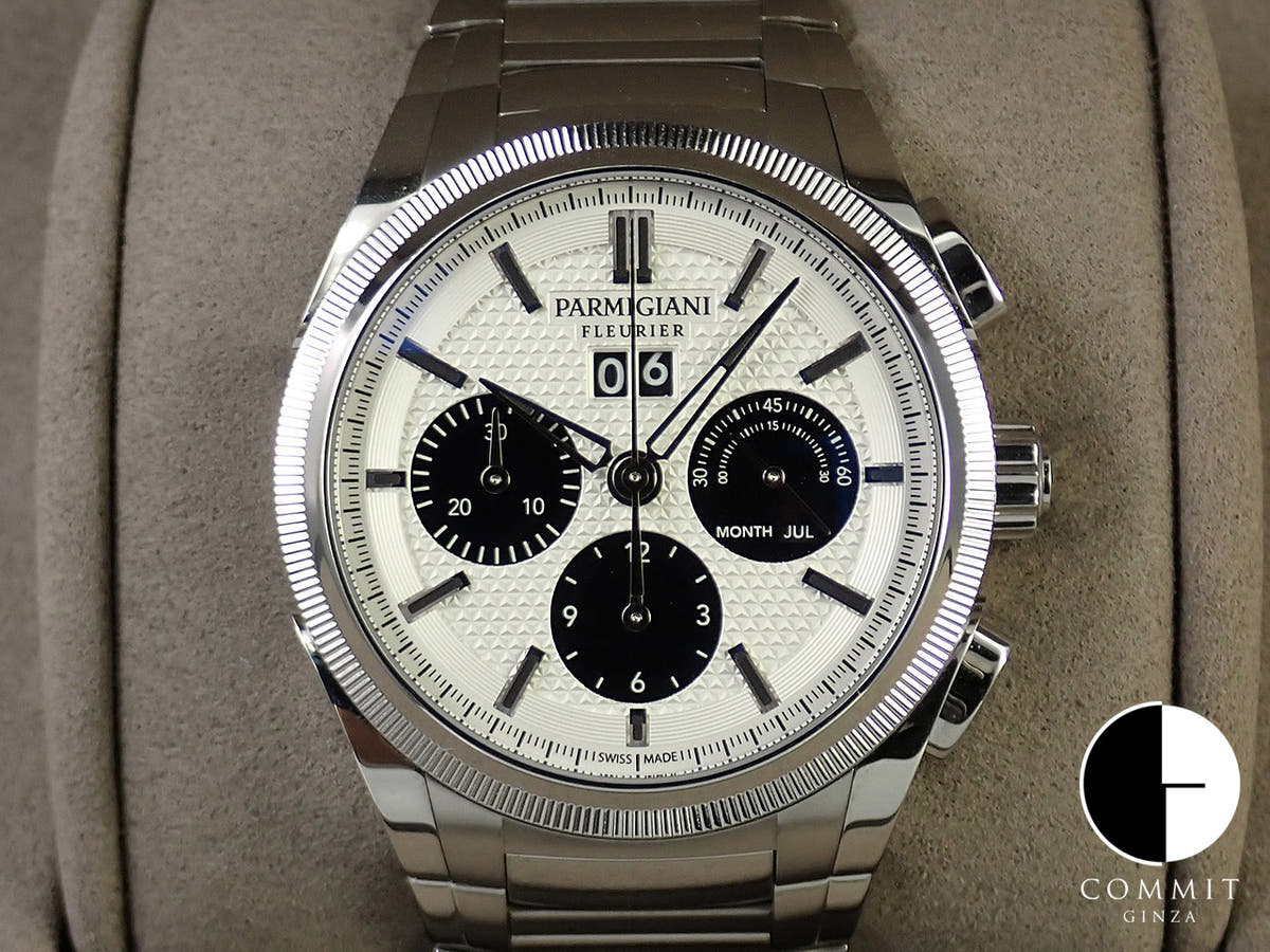 パルミジャーニフルリエ トンダ GT クロノグラフ Ref.PFC906-0000140-B00182 シルバー×ブラック文字盤 中古 UM4M3WV8