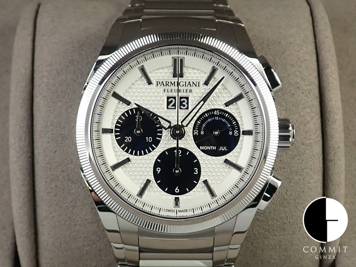 パルミジャーニフルリエ トンダ GT クロノグラフ Ref.PFC906-0000140-B00182 シルバー×ブラック文字盤 中古 U7TM9HX9