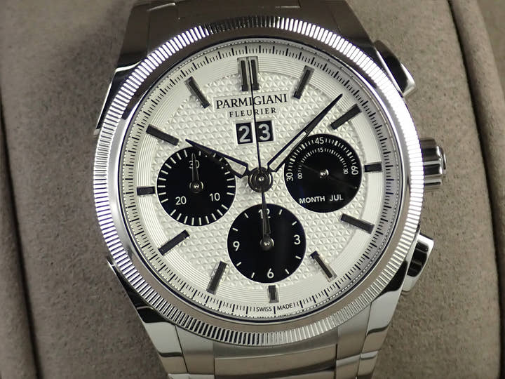 パルミジャーニフルリエ トンダ GT クロノグラフ Ref.PFC906-0000140-B00182 シルバー×ブラック文字盤 中古 U7TM9HX9