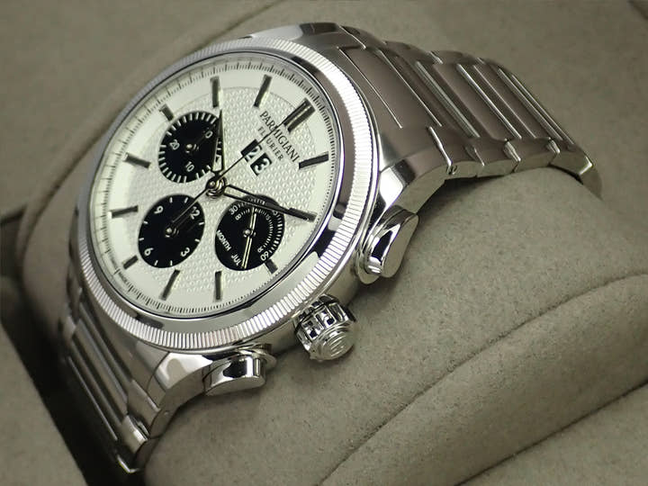 パルミジャーニフルリエ トンダ GT クロノグラフ Ref.PFC906-0000140-B00182 シルバー×ブラック文字盤 中古 U7TM9HX9
