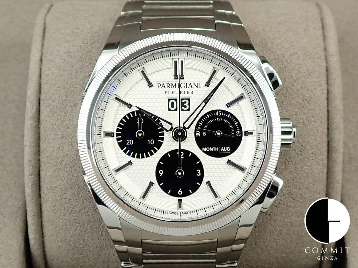 パルミジャーニフルリエ トンダ GT クロノグラフ Ref.PFC906-0000140-B00182 シルバー×ブラック文字盤 未使用 53231025