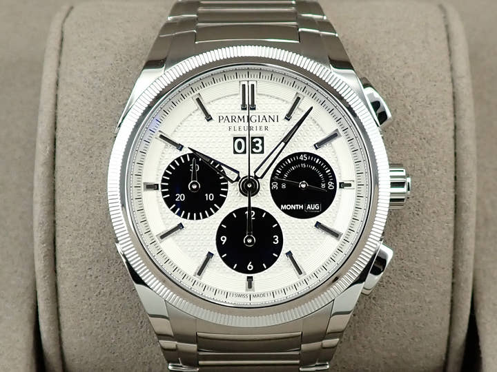 パルミジャーニフルリエ トンダ GT クロノグラフ Ref.PFC906-0000140-B00182 シルバー×ブラック文字盤 未使用 53231025