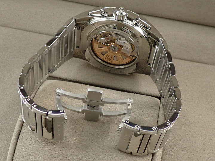 パルミジャーニフルリエ トンダ GT クロノグラフ Ref.PFC906-0000140-B00182 シルバー×ブラック文字盤 美品 W6L8SVJU