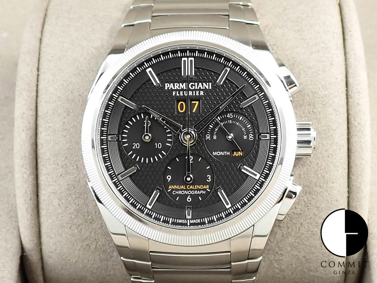 パルミジャーニフルリエ トンダ GT クロノグラフ Ref.PFC906-0000210-B00182 ブラック文字盤 中古 AV831880