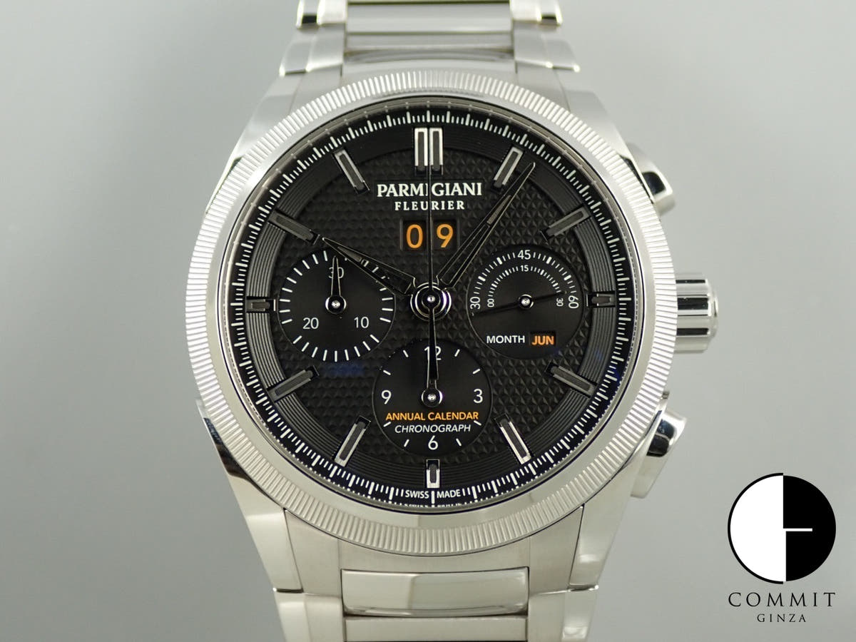 パルミジャーニフルリエ トンダ GT クロノグラフ Ref.PFC906-0000210-B00182 ブラック文字盤 中古 C52X7YAP