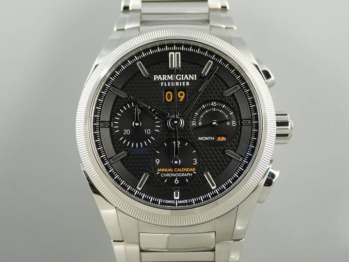 パルミジャーニフルリエ トンダ GT クロノグラフ Ref.PFC906-0000210-B00182 ブラック文字盤 中古 C52X7YAP