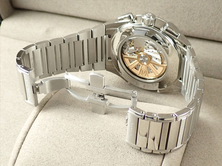 パルミジャーニフルリエ トンダ GT クロノグラフ Ref.PFC906-0000140-B00182 シルバー×ブラック文字盤 中古 1J3WFRFH