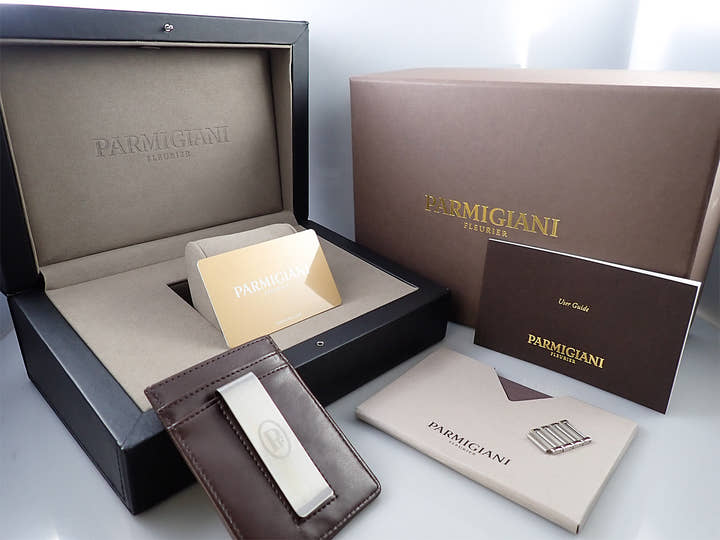 パルミジャーニフルリエ トンダ PF マイクロローター Ref.PFC914-1020001-100182 グレー文字盤 極美品 86712CFM