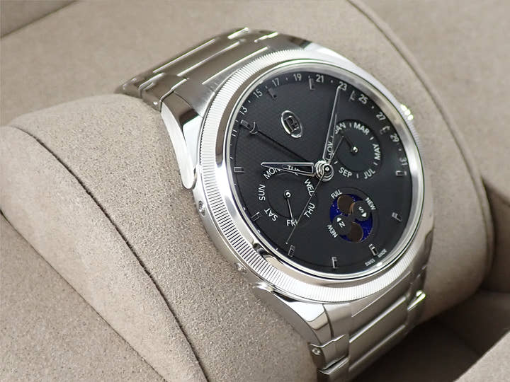 パルミジャーニフルリエ トンダPF アニュアルカレンダー Ref.PFC907-1020001-100182 グレー文字盤 未使用 4FVPXWWL