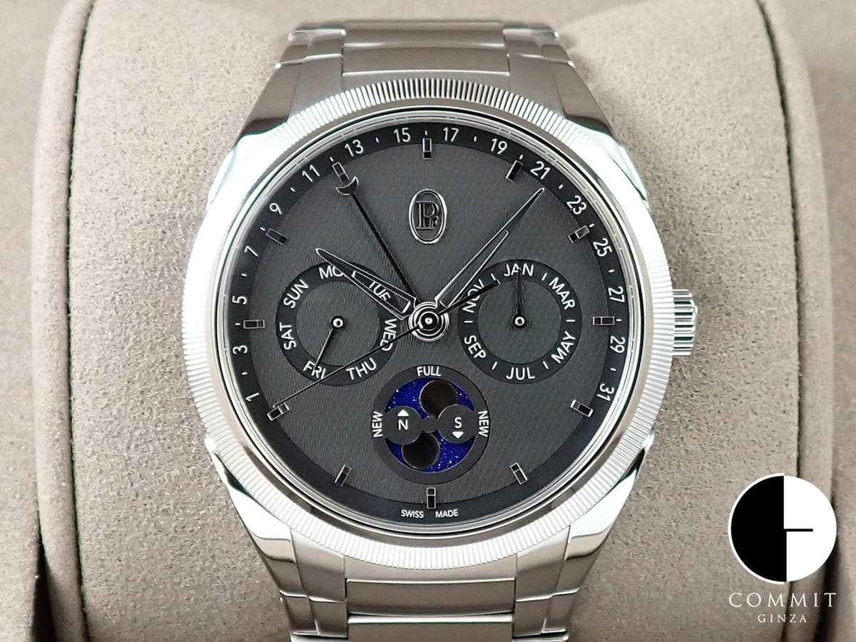 パルミジャーニフルリエ トンダPF アニュアルカレンダー Ref.PFC907-1020001-100182 グレー文字盤 未使用 4FVPXWWL