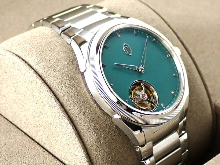 パルミジャーニフルリエ トンダ PF フライングトゥールビヨン Ref.PFS921-1020001-100182 グリーン文字盤 未使用 55PZK491