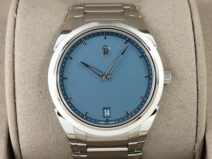 パルミジャーニフルリエ トンダ PF マイクロローター Ref.PFS914-1020003-100182 ライトブルー文字盤 美品 38ARCWPJ