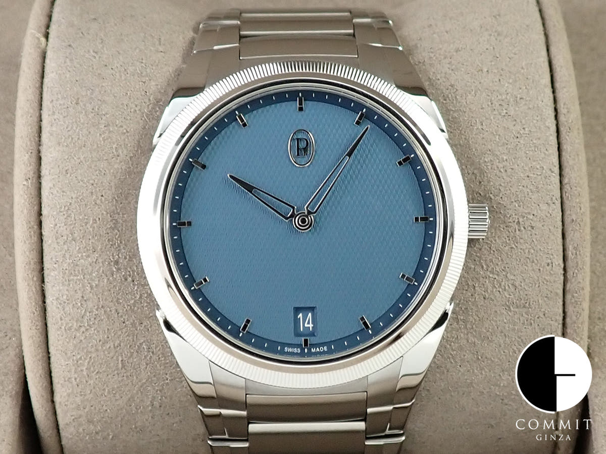 パルミジャーニフルリエ トンダ PF マイクロローター Ref.PFS914-1020003-100182 ライトブルー文字盤 美品 38ARCWPJ