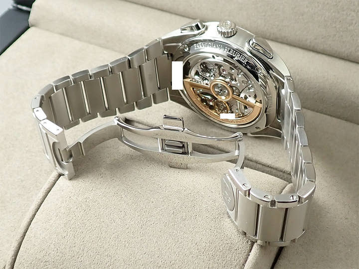 パルミジャーニフルリエ トンダ PF クロノグラフ Ref.PFC915-1020001-100182 ブルー文字盤 美中古 9R6JXYPJ