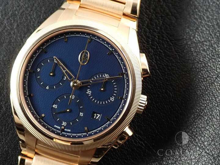 パルミジャーニフルリエ トンダ PF クロノグラフ Ref.PFC915-2020001-200182 ミラノブルー文字盤 極美品 9S3H1TLP