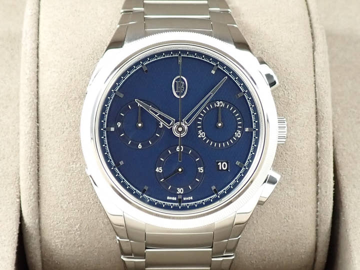 パルミジャーニフルリエ トンダ PF クロノグラフ Ref.PFC915-1020001-100182 ブルー文字盤 未使用 9T9FUYLY