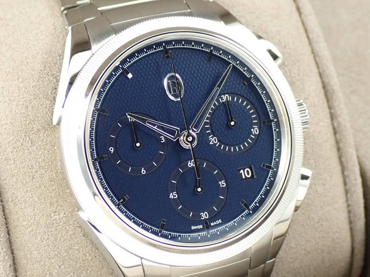 パルミジャーニフルリエ トンダ PF クロノグラフ Ref.PFC915-1020001-100182 ブルー文字盤 未使用 9T9FUYLY