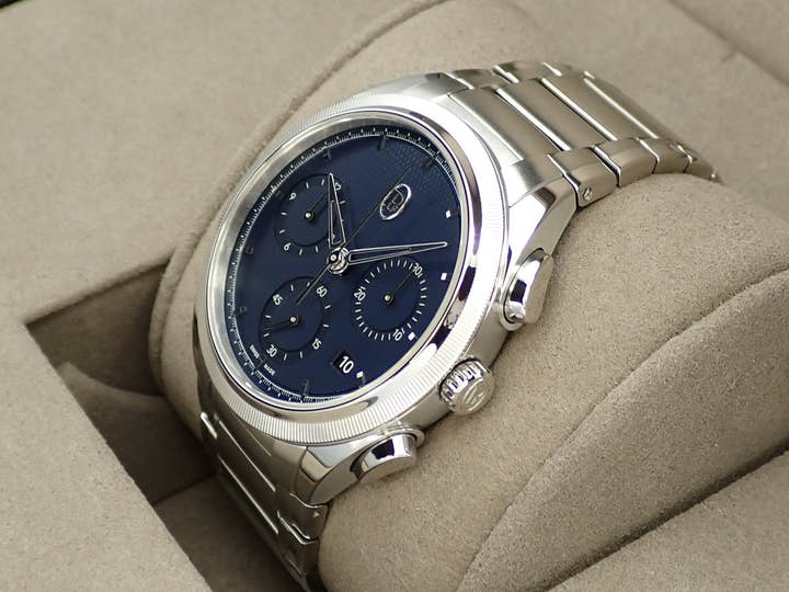 パルミジャーニフルリエ トンダ PF クロノグラフ Ref.PFC915-1020001-100182 ブルー文字盤 未使用 9T9FUYLY