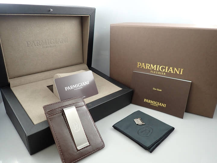 パルミジャーニフルリエ トンダ PF クロノグラフ Ref.PFC915-1020001-100182 ブルー文字盤 未使用 9T9FUYLY