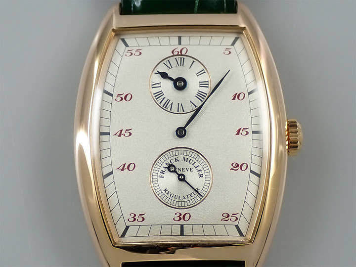 Franck Muller Tono Curvex Regulator Jumping Hour Ref.2852 SR Silver Dial Excellent Condition C8L1J633