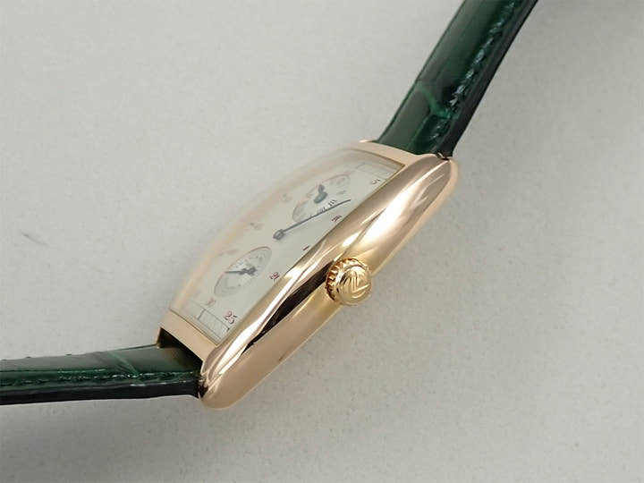 Franck Muller Tono Curvex Regulator Jumping Hour Ref.2852 SR Silver Dial Excellent Condition C8L1J633