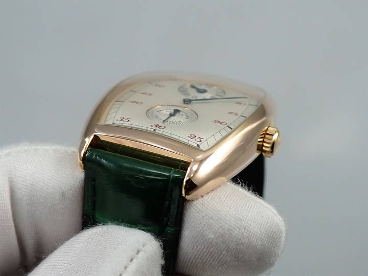 Franck Muller Tono Curvex Regulator Jumping Hour Ref.2852 SR Silver Dial Excellent Condition C8L1J633