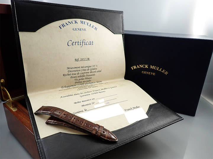 Franck Muller Tono Curvex Regulator Jumping Hour Ref.2852 SR Silver Dial Excellent Condition C8L1J633