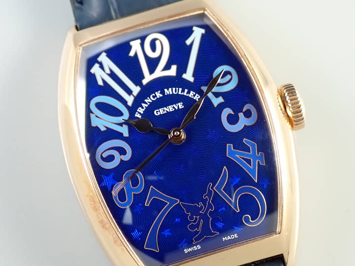 フランクミュラー トノウ カーベックス ファンタジア Ref.5850 SC W.D.LTD ブルー文字盤 美品 S3363947