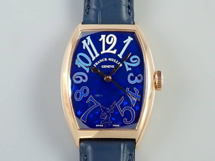 フランクミュラー トノウ カーベックス ファンタジア Ref.5850 SC W.D.LTD ブルー文字盤 美品 S3363947