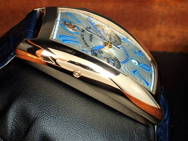 フランクミュラー トノウ Ref.8880CCDT シルバーギョウシェ文字盤 中古 tonneau-curvex-3