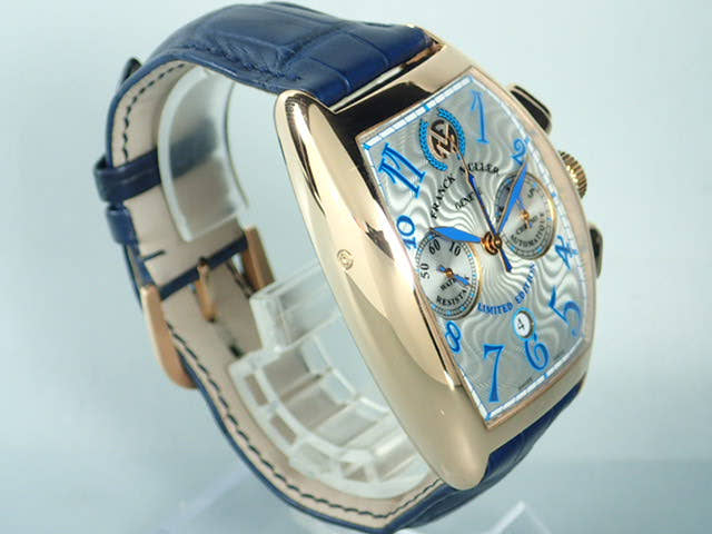 フランクミュラー トノウ Ref.8880CCDT シルバーギョウシェ文字盤 中古 tonneau-curvex-3