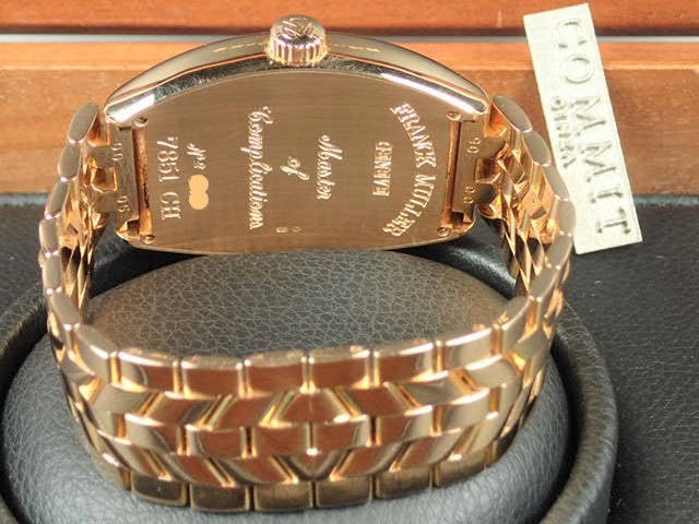 フランクミュラー トノウ Ref.7851CH5N ホワイト文字盤 中古 tonneau-curvex-7