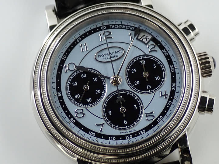 パルミジャーニフルリエ トリック クロノグラフ Ref.PF006783 ラベンダー文字盤 中古 9T6K7340