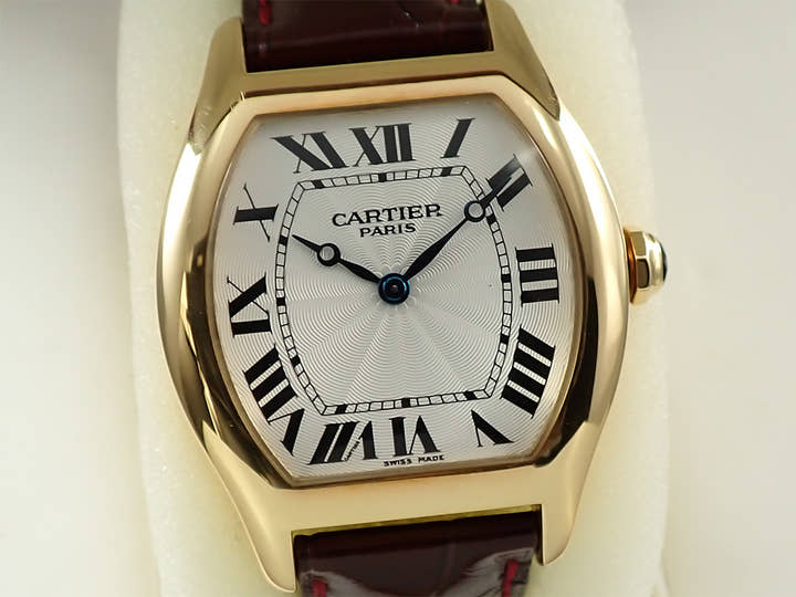 カルティエ トーチュLM Ref.W1531851 シルバー文字盤 中古 CHVZ3518