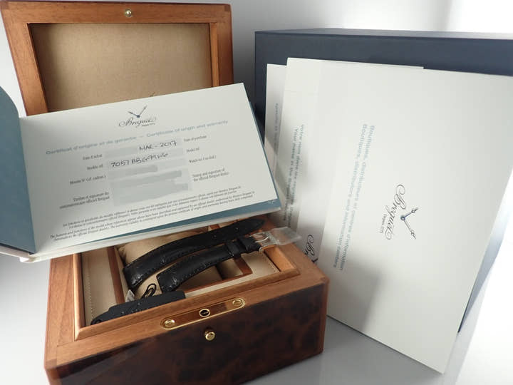 ブレゲ トラディション Ref.7057BB/G9/9W6 ブラック × グレー文字盤 中古 55JONNWG
