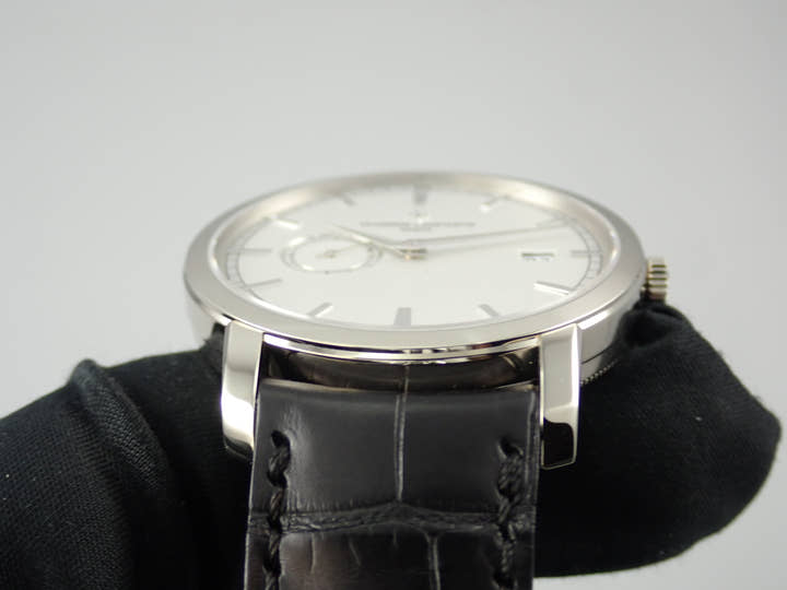 ヴァシュロンコンスタンタン トラディショナル オートマティック Ref.87172/000G-9301 シルバー文字盤 極美品 GY599OVT