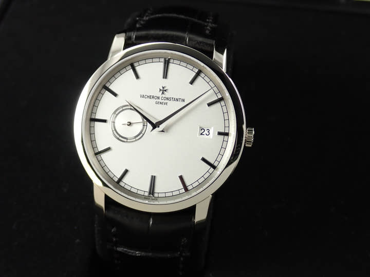 ヴァシュロンコンスタンタン トラディショナル オートマティック Ref.87172/000G-9301 シルバー文字盤 極美品 GY599OVT
