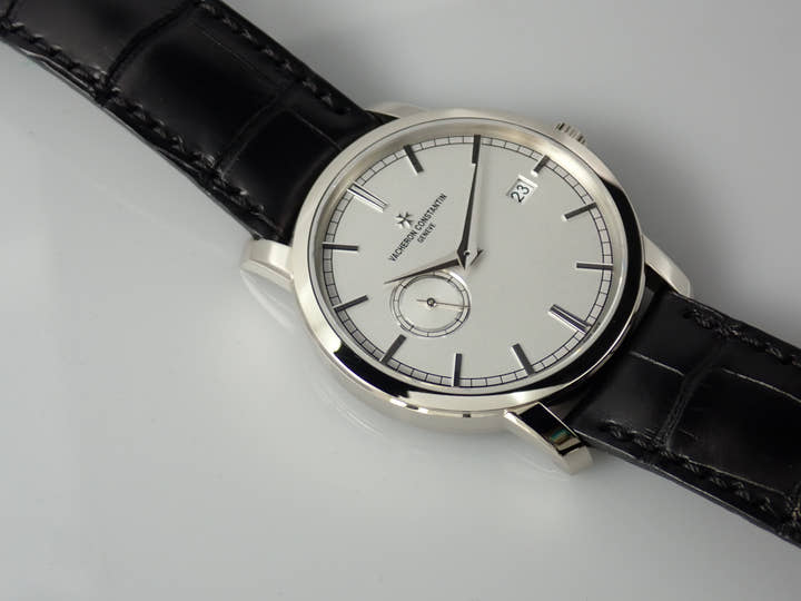 ヴァシュロンコンスタンタン トラディショナル オートマティック Ref.87172/000G-9301 シルバー文字盤 極美品 GY599OVT