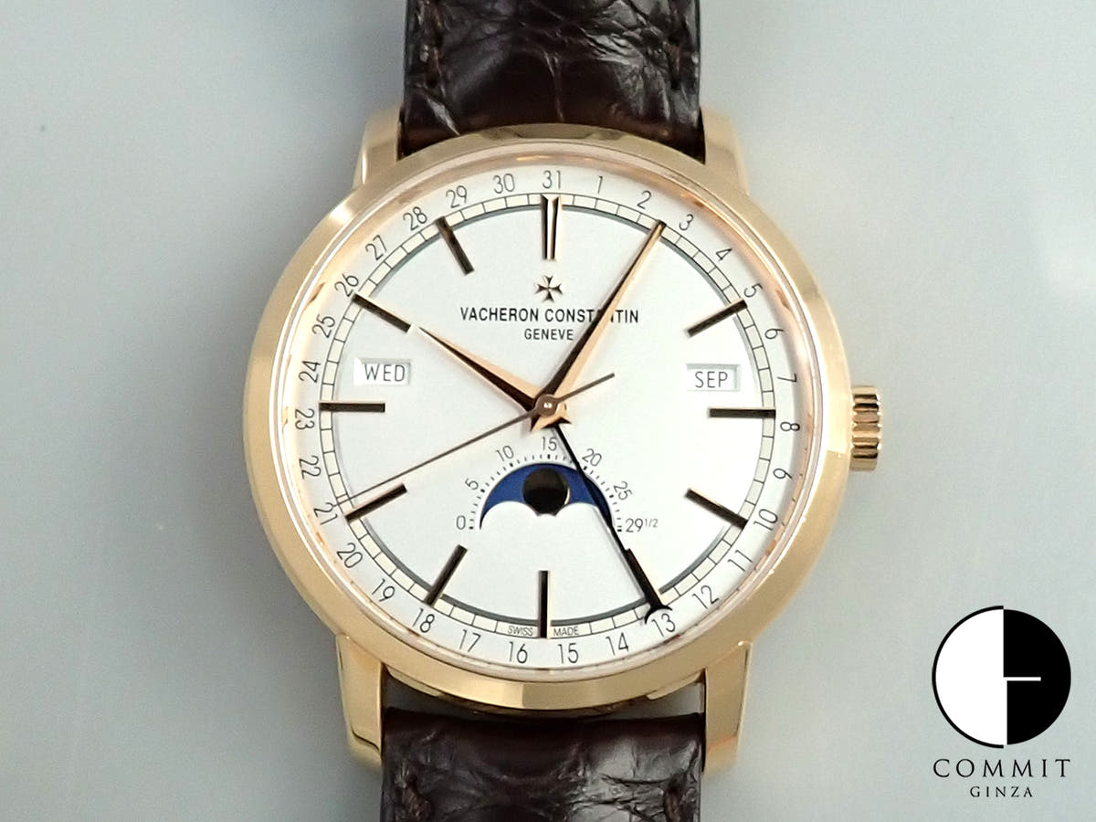 ヴァシュロンコンスタンタン トラディショナル コンプリートカレンダー Ref.4010T/000R-B344 シルバー文字盤 中古 U9843288