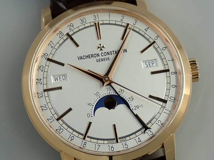 ヴァシュロンコンスタンタン トラディショナル コンプリートカレンダー Ref.4010T/000R-B344 シルバー文字盤 中古 U9843288