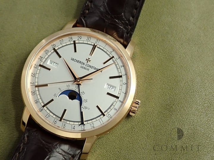 ヴァシュロンコンスタンタン トラディショナル コンプリートカレンダー Ref.4010T/000R-B344 シルバー文字盤 中古 U9843288