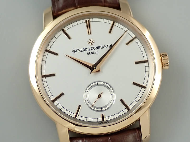 ヴァシュロンコンスタンタン トラディショナル マニュアルワインディング Ref.82172/000R-9382 シルバー文字盤 中古 TZYWY061