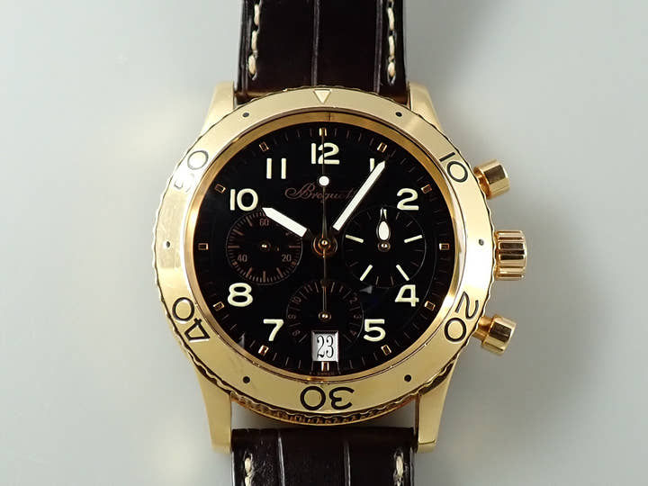 Breguet Type XX Transatlantic Ref.3820BR/F2/3W6 Black Dial Used 190YYRZC