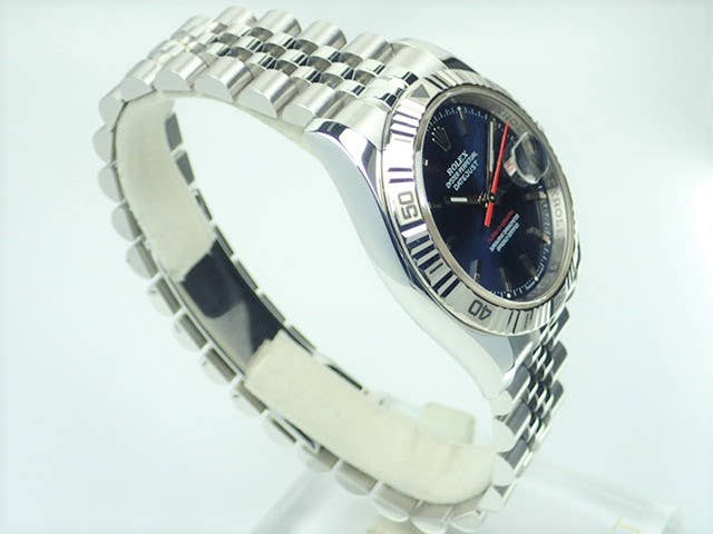 ロレックス デイトジャスト Ref.116264 ブルー文字盤 中古 turn-o-graph-6 ジュビリーブレスレット