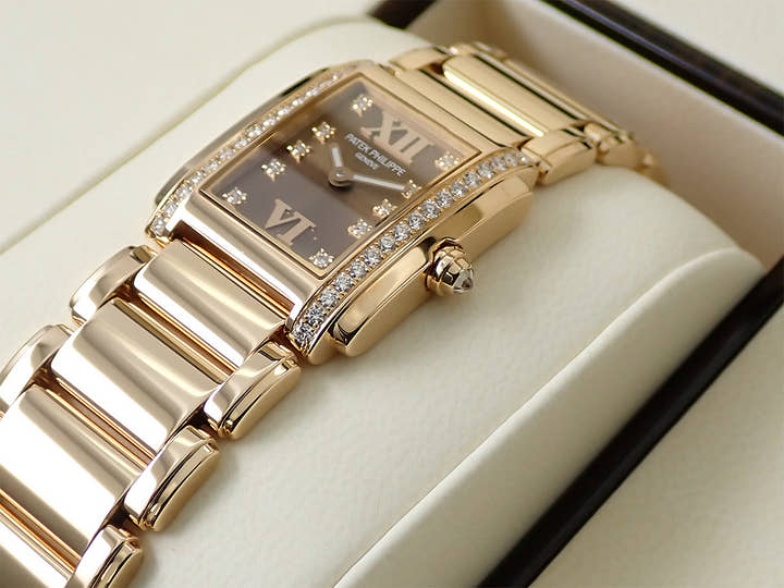 パテックフィリップ Twenty-4 Ref.4908/11R-010 ローズゴールド チョコレート文字盤