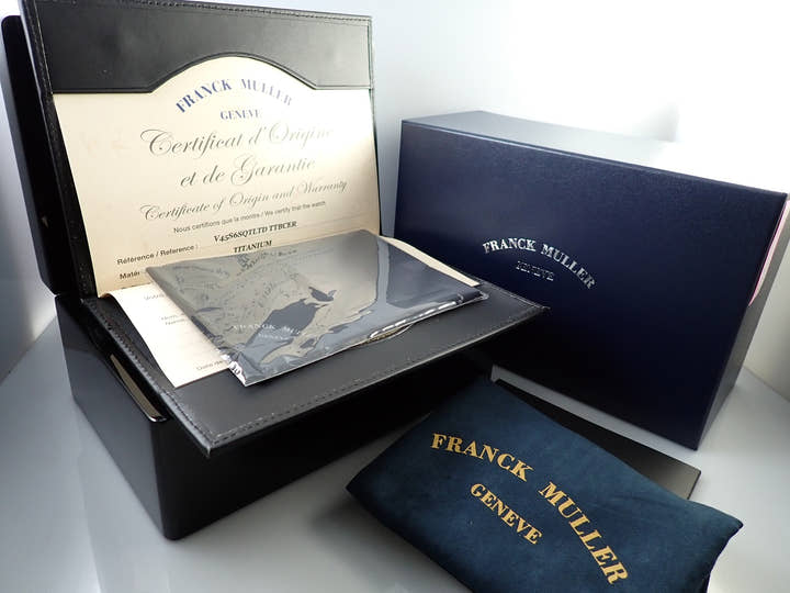 Franck Muller Vanguard Ref.V45S6SQTLTD TTBCER Skeleton Dial Good Condition J9C5R511