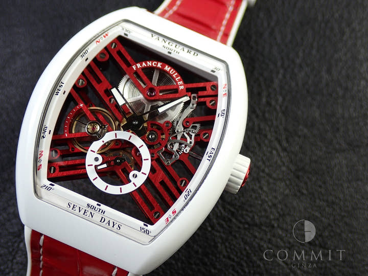 Franck Muller Vanguard Ref.V45S6SQTLTD TTBCER Skeleton Dial Good Condition J9C5R511