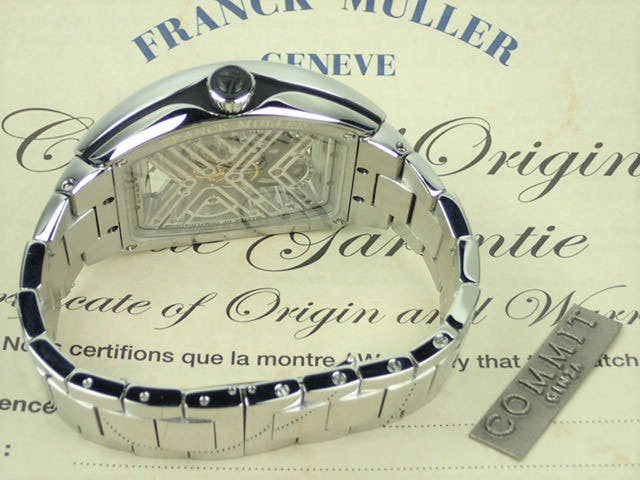 Franck Muller Vanguard Ref.V45S6SQTACNR Skeleton Dial Used Vanguard