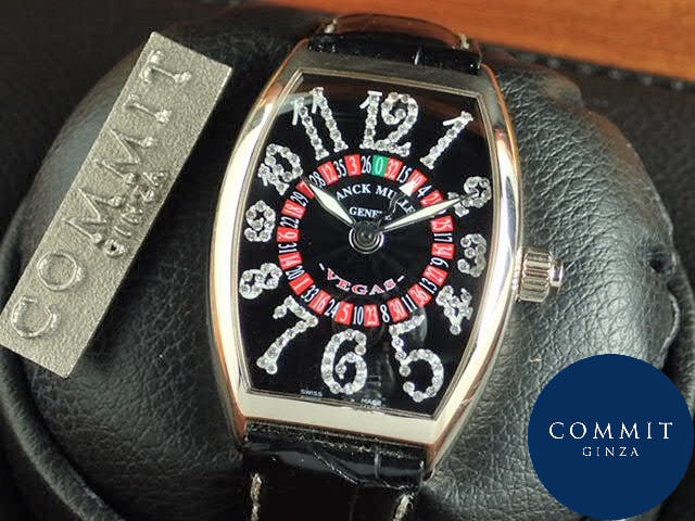 Franck Muller Vegas Ref.5850VEGASCDOG Black Dial Used Vegas